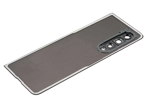 Back Cover Glass With Camera Lens Replacement Compatible For Samsung Galaxy Z Fold 3 5G (Vemake) (Phantom Green)