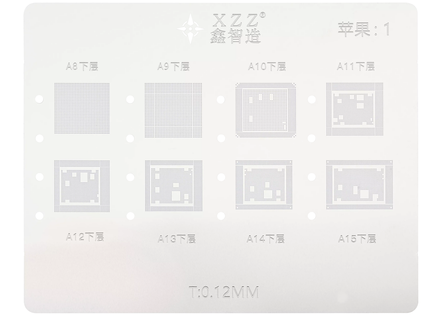 L23 CPU Reballing Stencil Platform For iPhone A8-A16 BGA Repair (XZZ)