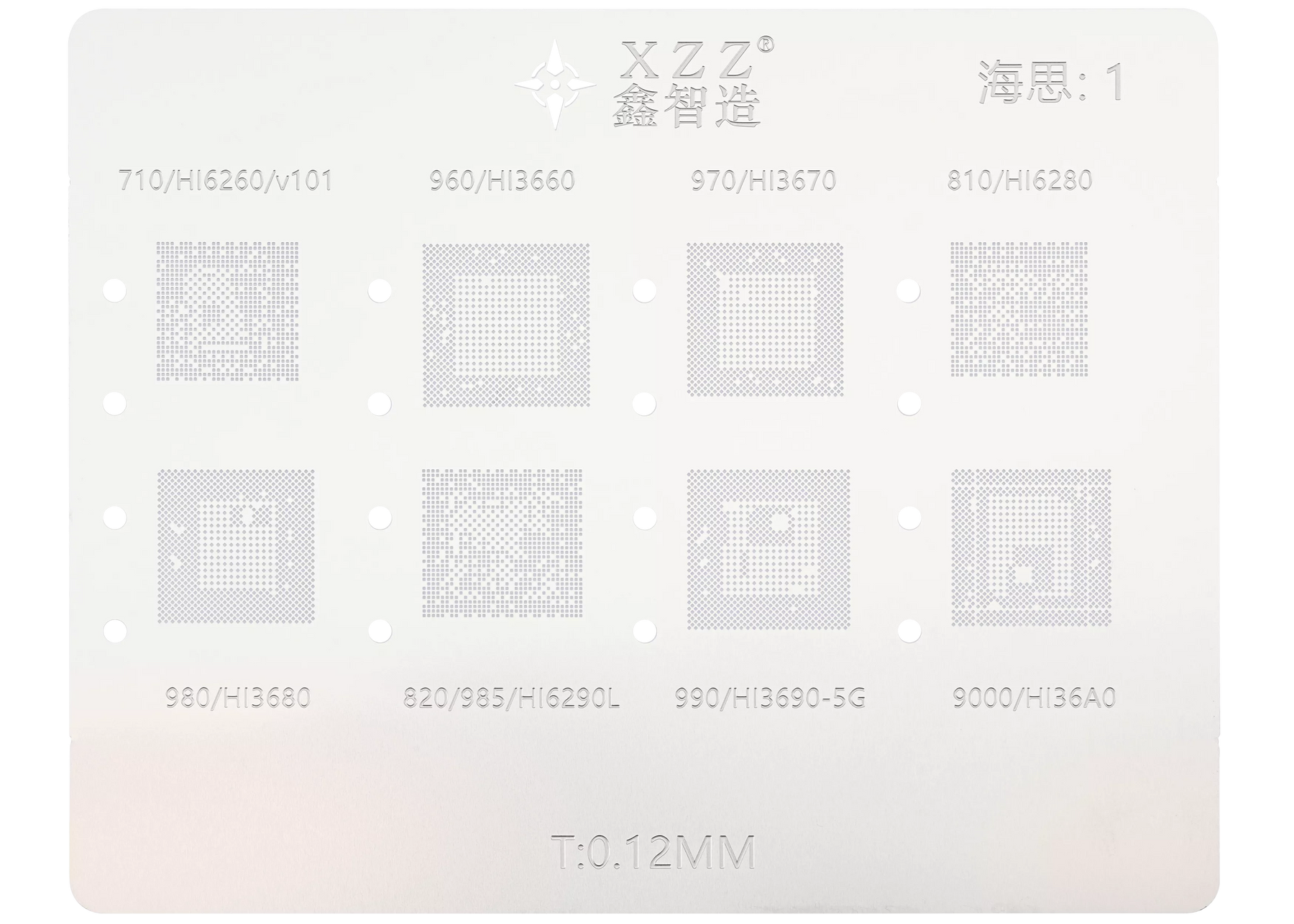 L23 CPU Reballing Stencil Platform For iPhone A8-A16 BGA Repair (XZZ)