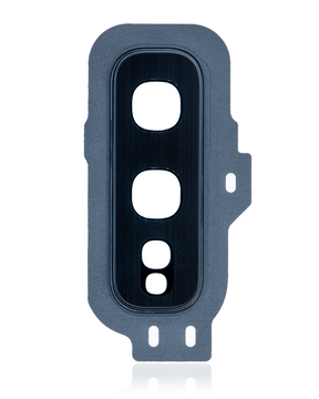 Replacement Back Camera Lens With Cover Bezel Ring Compatible For Samsung Galaxy S10E (Prism Black)