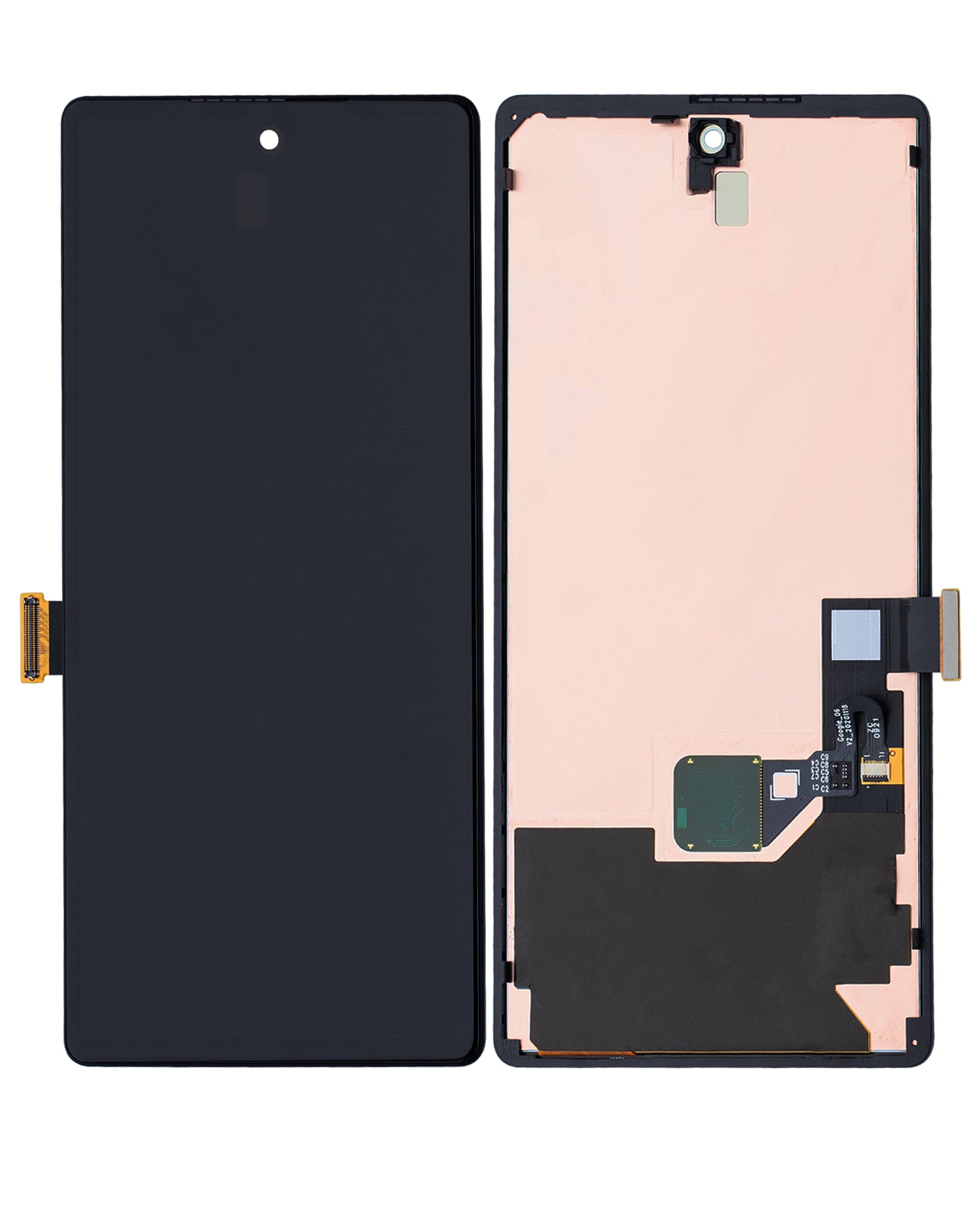 Replacement OLED Assembly With Frame (With Fingerprint Sensor) Compatible For Google Pixel 6 (Genuine OEM) (All Colors)