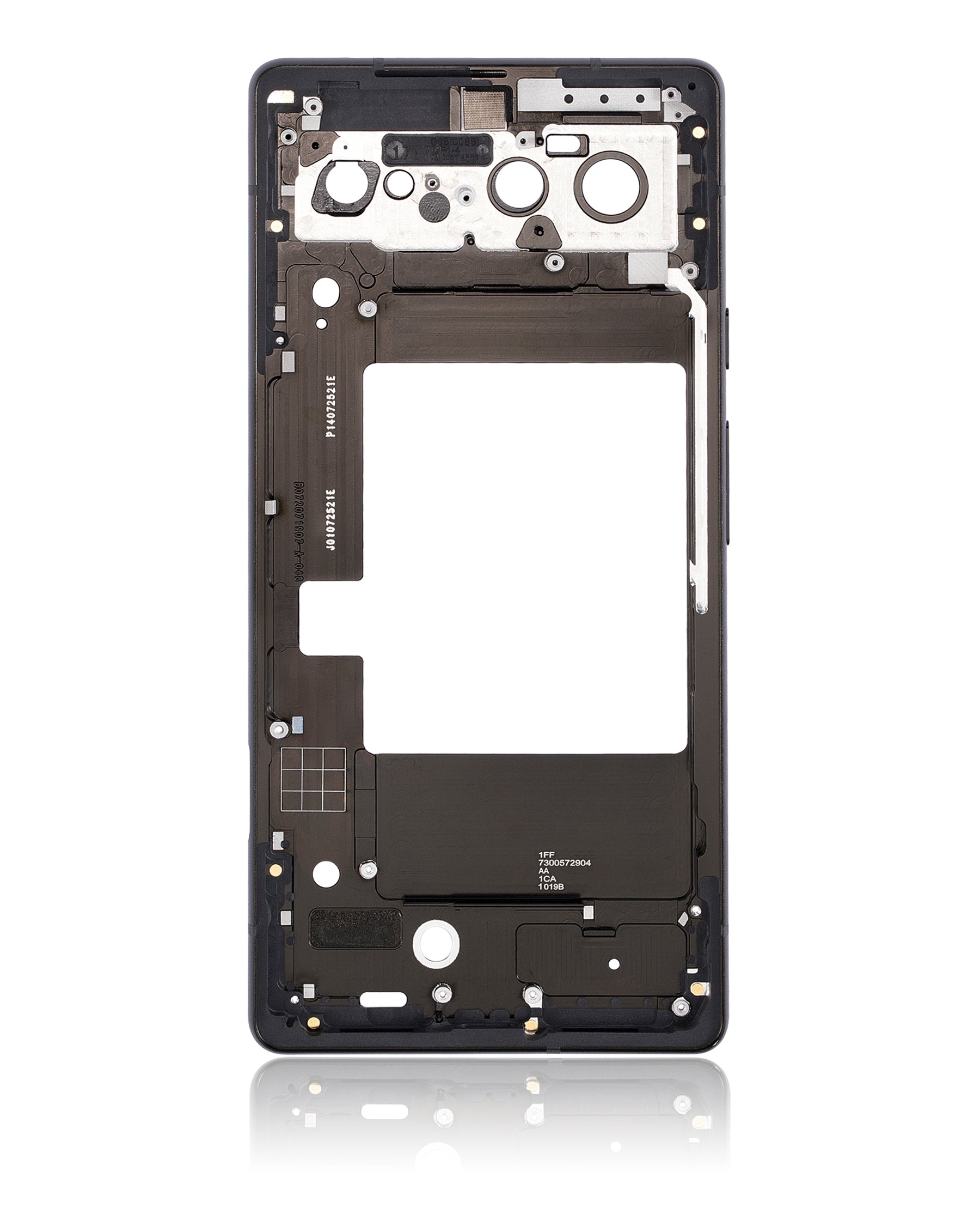 Mid-Frame Housing Compatible For Google Pixel 6 Replacement  (Stormy Black)