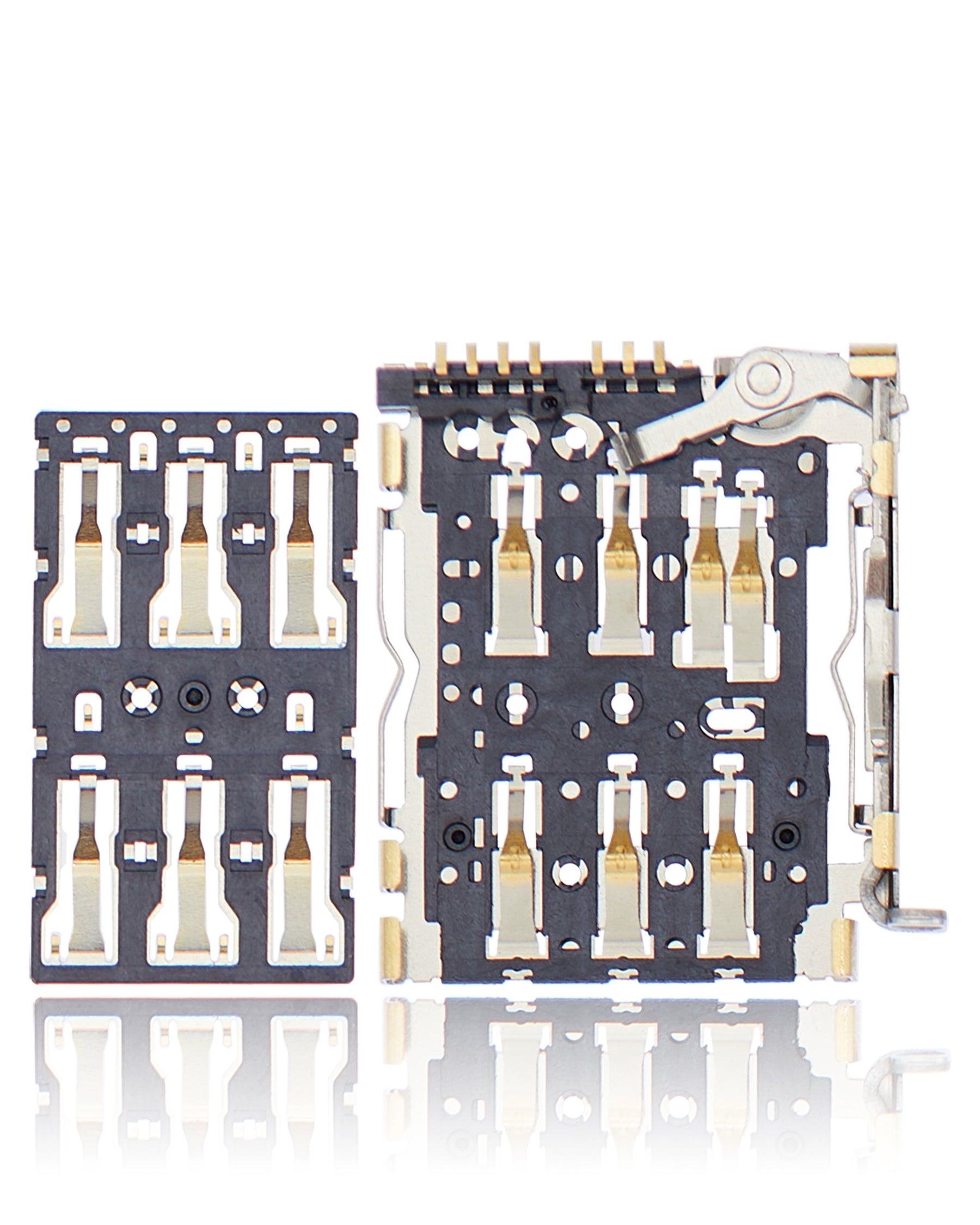 Sim Card Reader Compatible For Google Pixel 5 / 5A / 6 / 6 Pro Replacement (2 Piece Set)