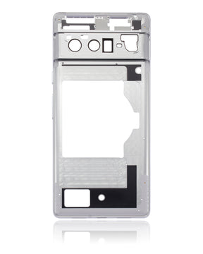 Mid-Frame Housing Compatible For Google Pixel 6 Pro Replacement (Cloudy White)