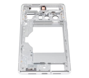 Mid-Frame Housing Compatible For Google Pixel 6 Pro Replacement (Cloudy White)