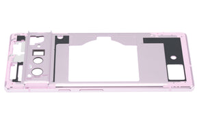 Mid-Frame Housing Compatible For Google Pixel 6 Pro Replacement (Rose Quartz)