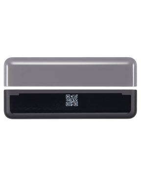 Top Back cover Glass Plastic Panel Compatible For Google Pixel 6 Pro Replacement (Stormy Black)