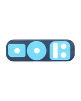 Replacement Back Camera Lens (Glass Only) With Adhesive Compatible For Samsung Galaxy S10E (Silver)