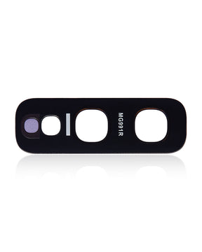 Replacement Back Camera Lens (Glass Only) With Adhesive Compatible For Samsung Galaxy S10E (Silver)