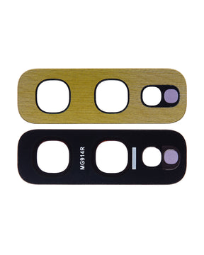 Replacement Back Camera Lens (Glass Only) With Adhesive Compatible For Samsung Galaxy S10E (Yellow)