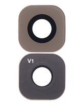 Replacement Back Camera Lens (Glass Only) With Adhesive Compatible For Samsung Galaxy S6 / S6 Edge (Gold)