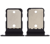 Single Sim Card Tray Compatible For Google Pixel 6A Replacement (Charcoal)