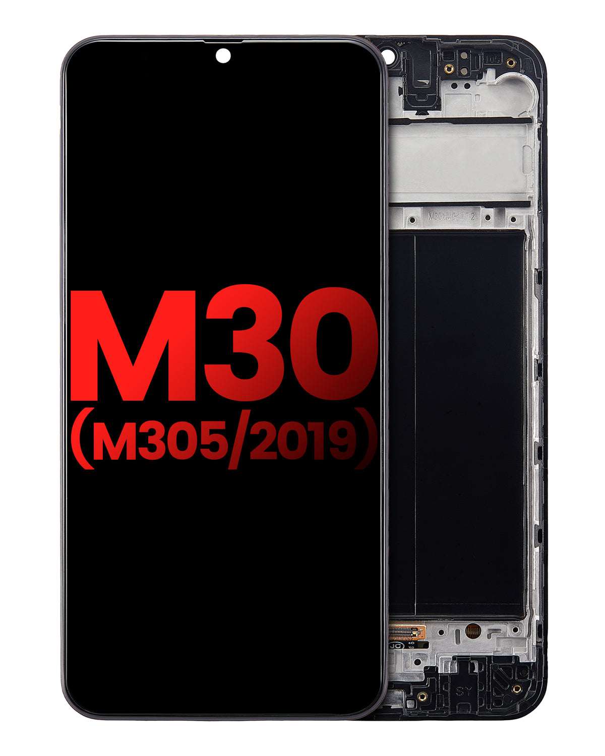 OLED Assembly With Frame Compatible For Samsung Galaxy M30 (M305 / 2019) (Aftermarket Plus) (All Colors)