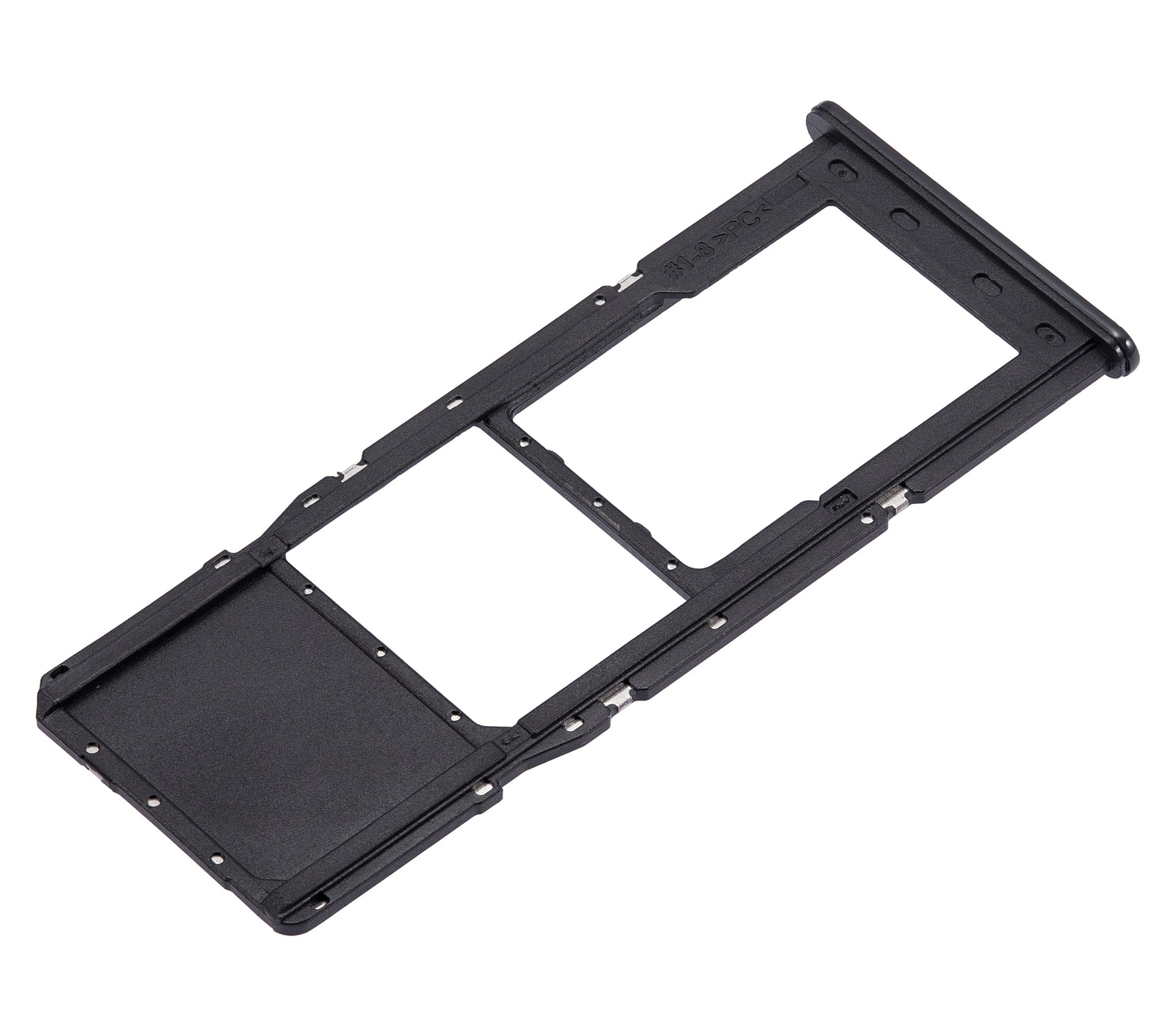 Single Sim Card Tray Compatible For Samsung Galaxy A13 (A135 / 2022) (Black)