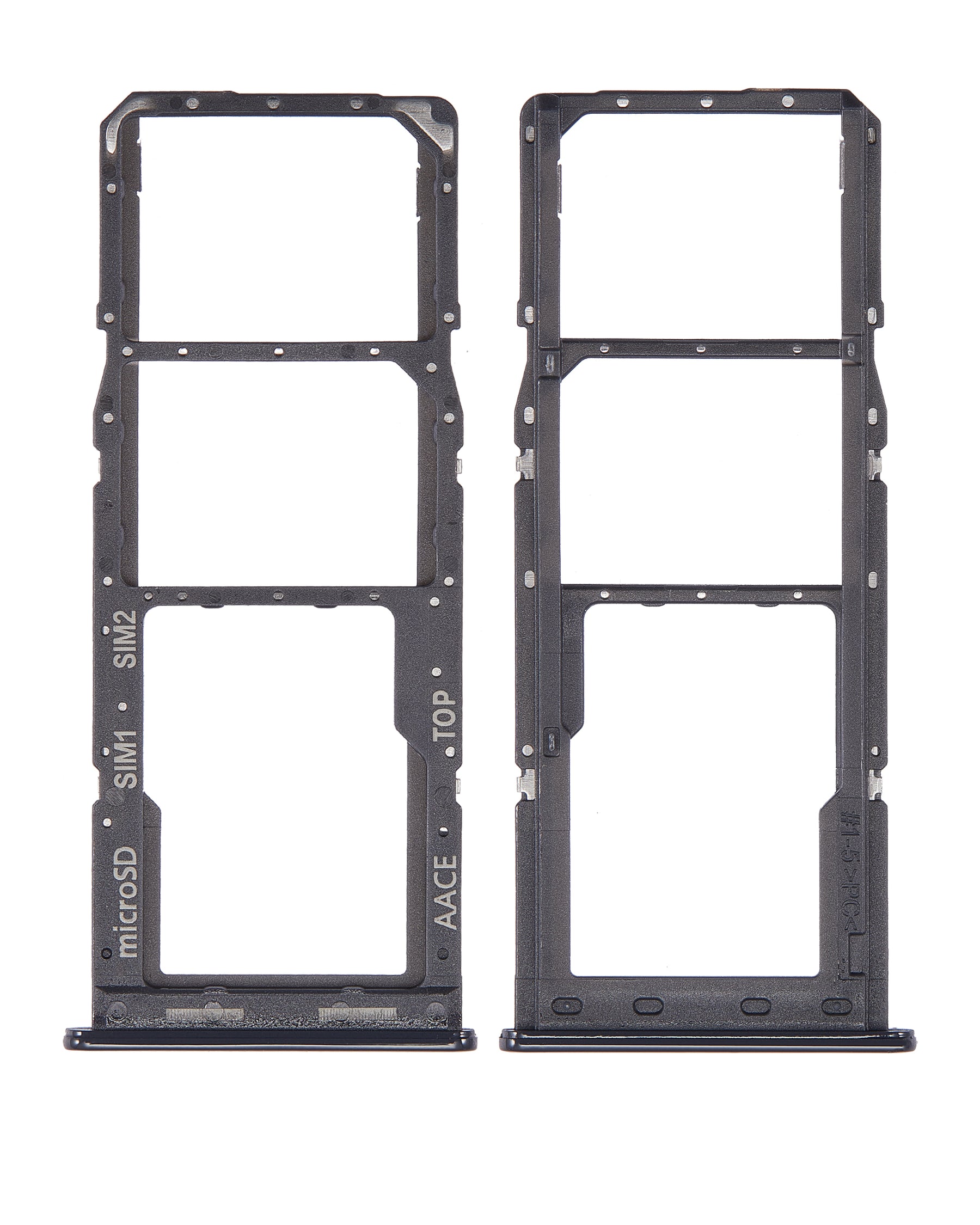 Dual Sim Card Tray Compatible For Samsung Galaxy A13 (A135 / 2022) (Black)