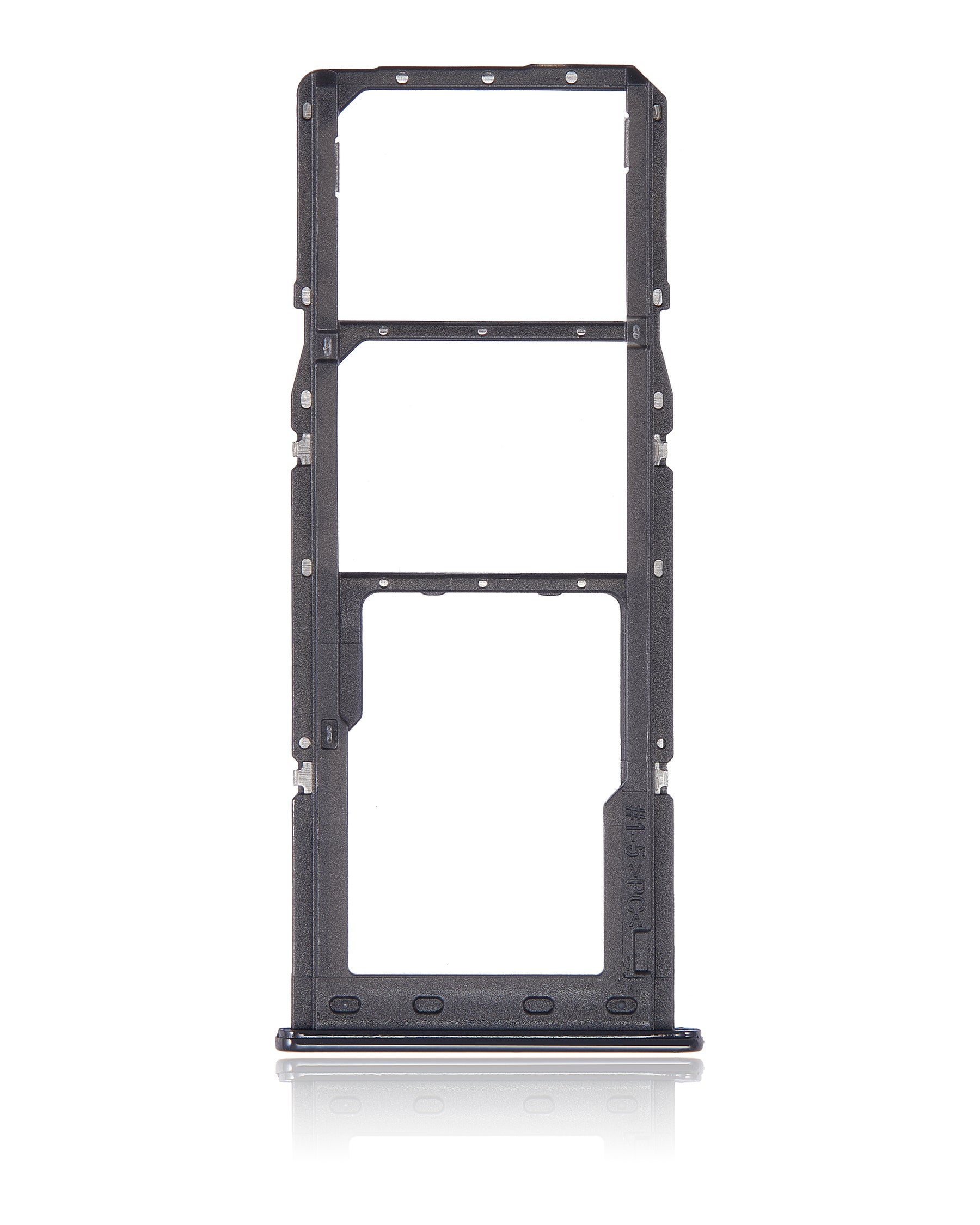 Dual Sim Card Tray Compatible For Samsung Galaxy A13 (A135 / 2022) (Black)