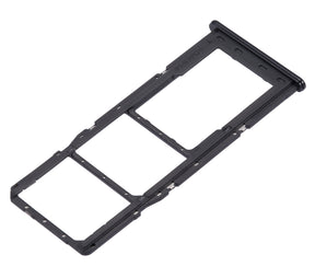Dual Sim Card Tray Compatible For Samsung Galaxy A13 (A135 / 2022) (Black)