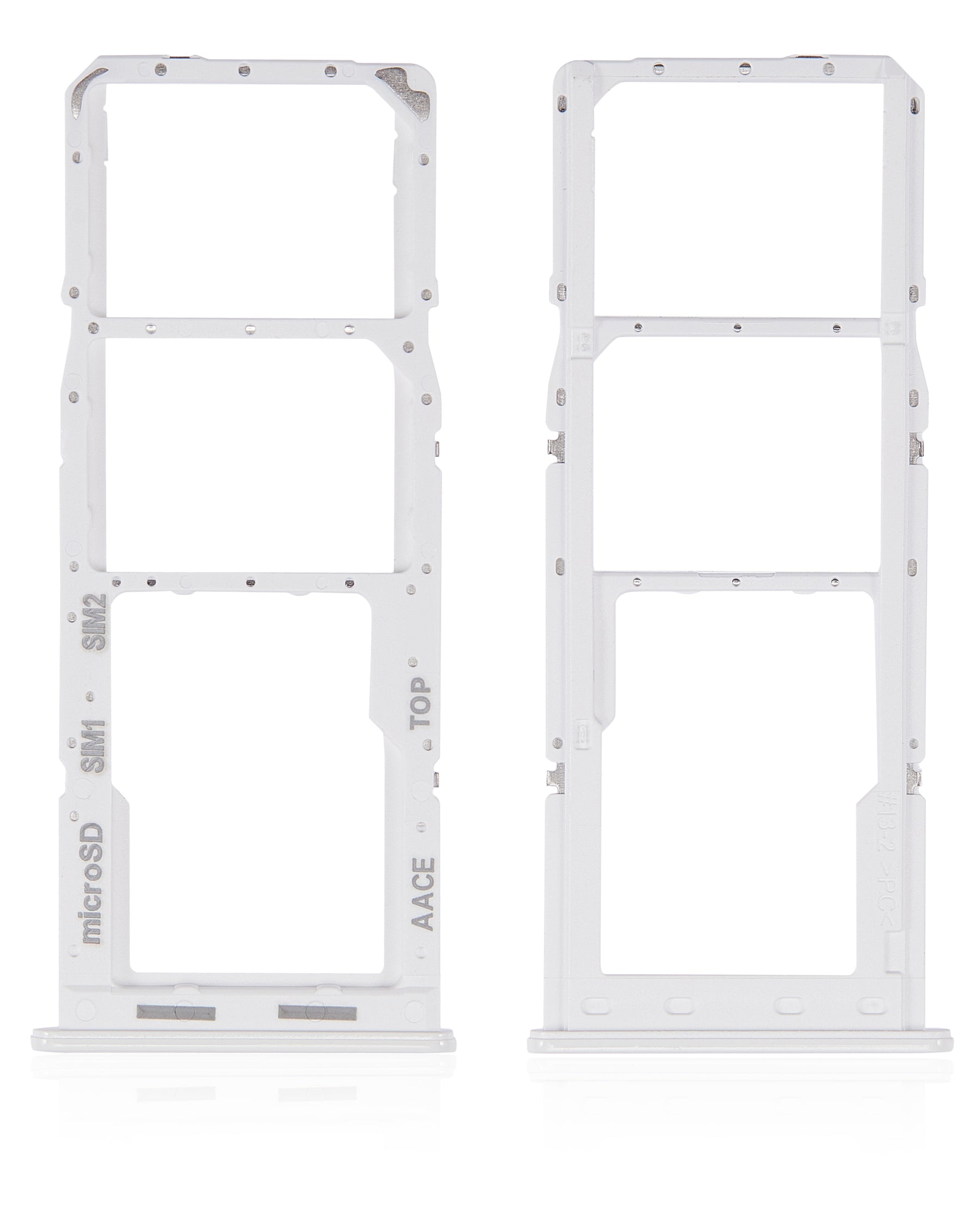 Dual Sim Card Tray Compatible For Samsung Galaxy A13 (A135 / 2022) (White)
