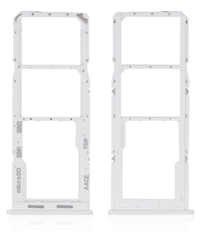 Dual Sim Card Tray Compatible For Samsung Galaxy A13 (A135 / 2022) (White)