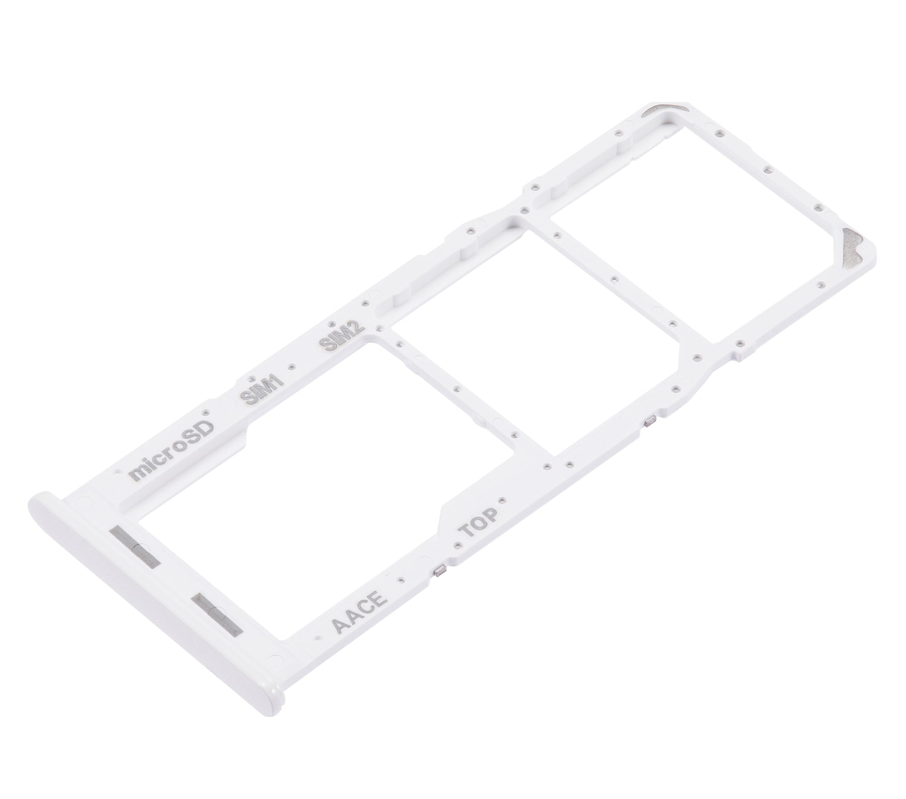 Dual Sim Card Tray Compatible For Samsung Galaxy A13 (A135 / 2022) (White)