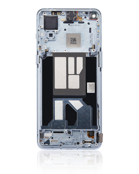 Replacement OLED Assembly With Frame Compatible For OnePlus 9RT 5G (Refurbished) (Nano Silver)