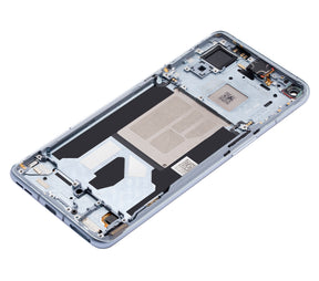 Replacement OLED Assembly With Frame Compatible For OnePlus 9RT 5G (Refurbished) (Nano Silver)