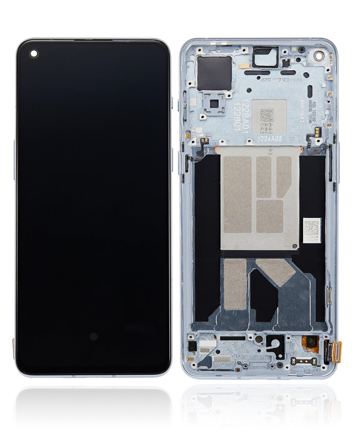 Replacement OLED Assembly With Frame Compatible For OnePlus 9RT 5G (Refurbished) (Blue)