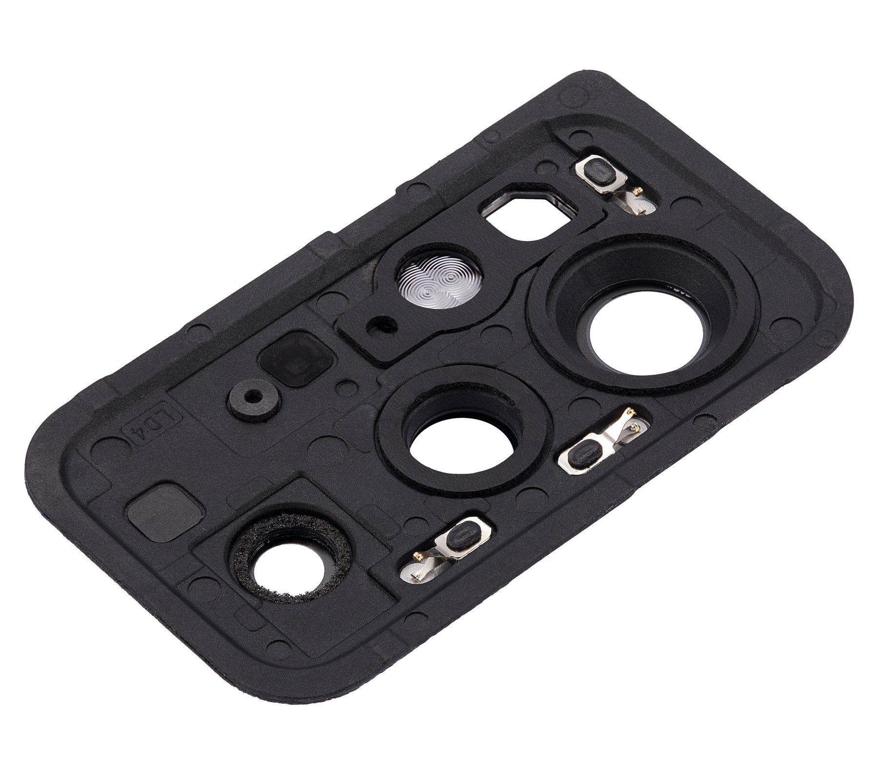 Replacement Back Camera Lens With Cover Bezel Ring Compatible For OnePlus 9RT 5G (Hacker Black)