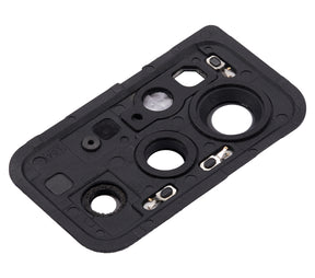 Replacement Back Camera Lens With Cover Bezel Ring Compatible For OnePlus 9RT 5G (Nano Silver)