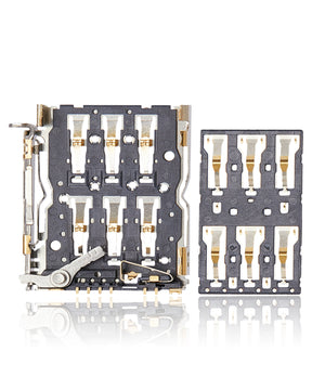 Replacement Sim Card Reader Compatible For OnePlus 9RT / OPPO Reno6 Pro / Reno7 Pro / Find X5 Pro (2 Piece Set)