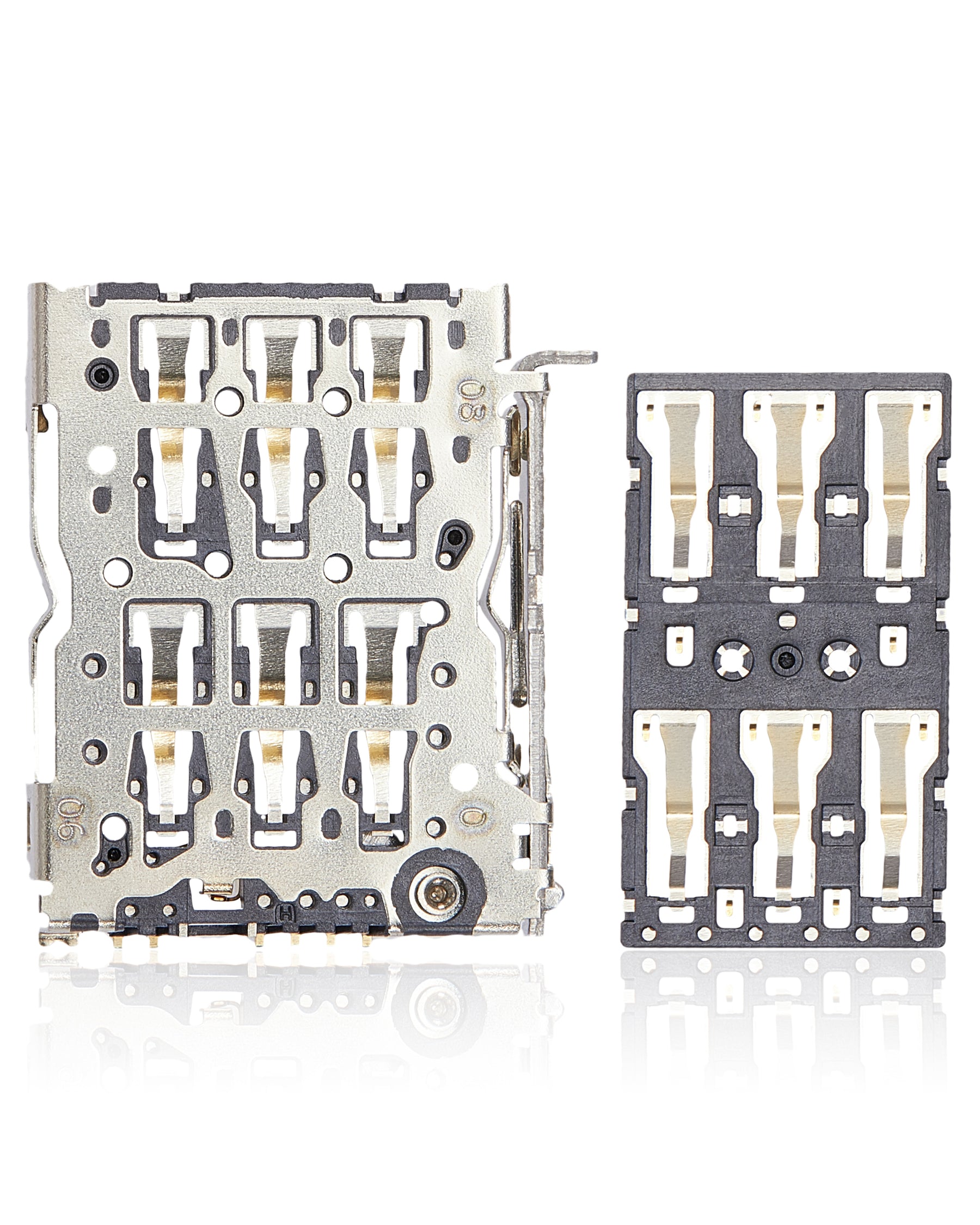 Replacement Sim Card Reader Compatible For OnePlus 9RT / OPPO Reno6 Pro / Reno7 Pro / Find X5 Pro (2 Piece Set)