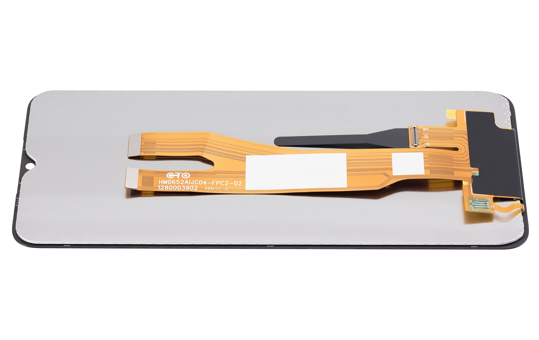 LCD Assembly Without Frame Compatible For Samsung Galaxy A03 Core (A032 / 2021) (Refurbished) (Black)