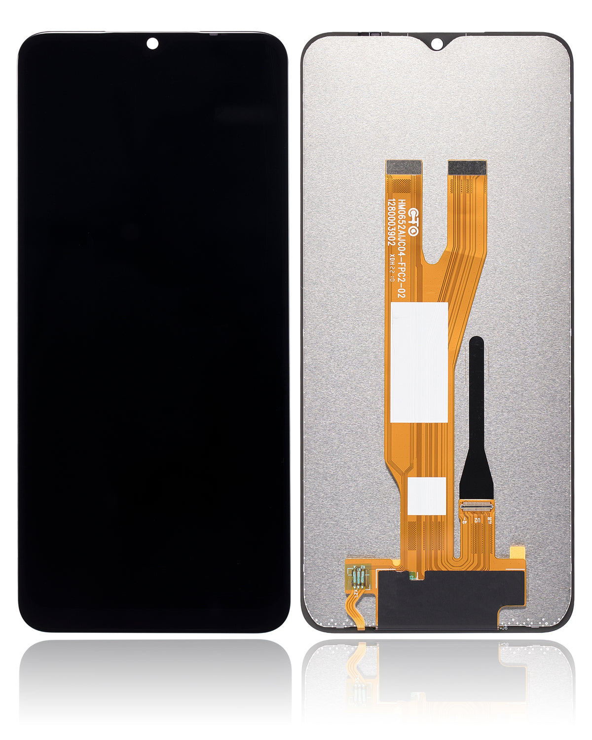 LCD Assembly Without Frame Compatible For Samsung Galaxy A03 Core (A032 / 2021) (Refurbished) (Black)