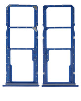 Dual Sim Card Tray Compatible For Samsung Galaxy A03 Core (A032 / 2021) (Blue)