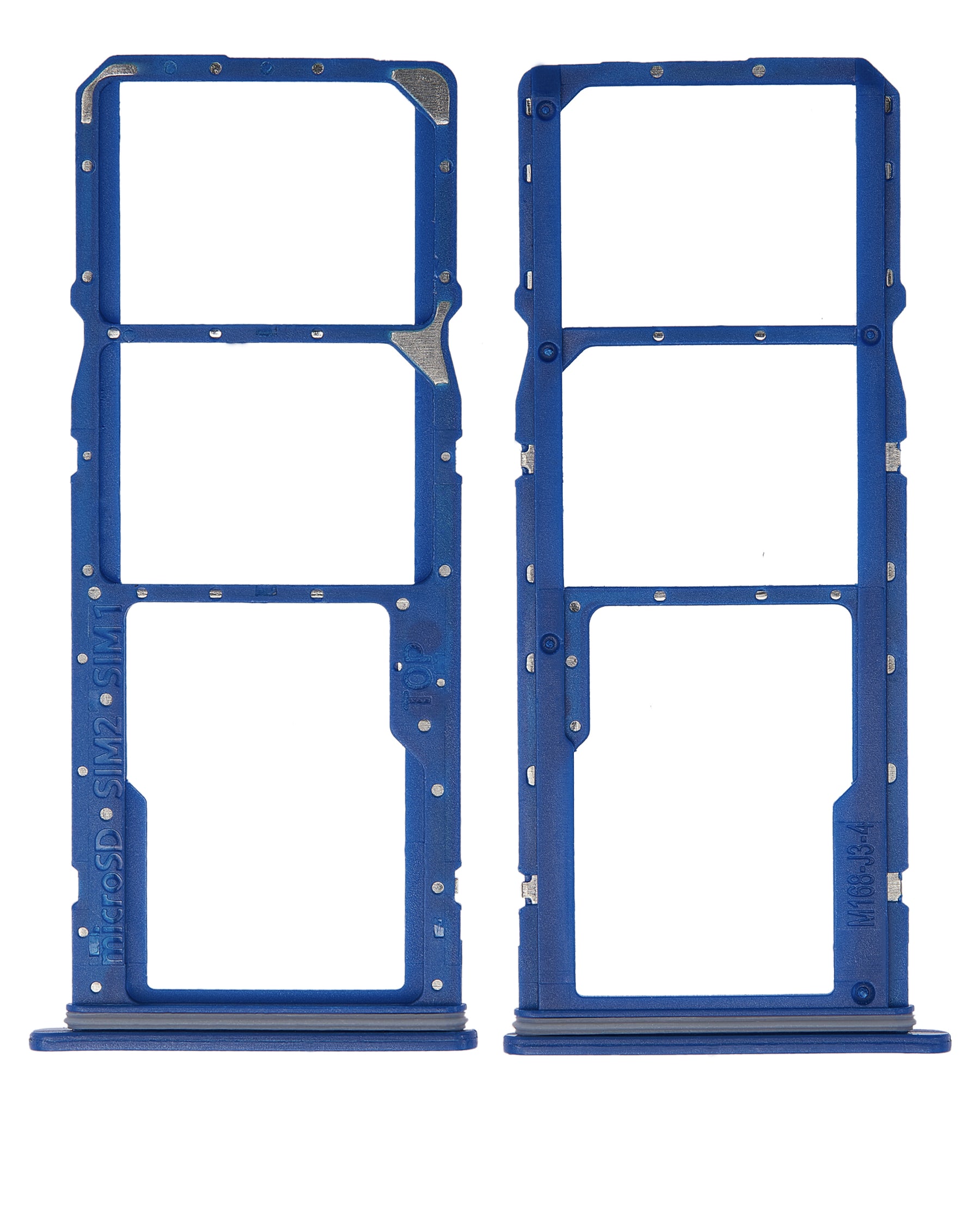 Dual Sim Card Tray Compatible For Samsung Galaxy A03 Core (A032 / 2021) (Blue)