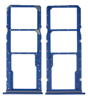 Dual Sim Card Tray Compatible For Samsung Galaxy A03 Core (A032 / 2021) (Blue)
