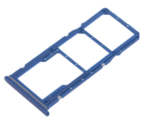 Dual Sim Card Tray Compatible For Samsung Galaxy A03 Core (A032 / 2021) (Blue)