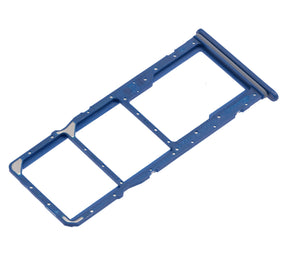 Dual Sim Card Tray Compatible For Samsung Galaxy A03 Core (A032 / 2021) (Blue)