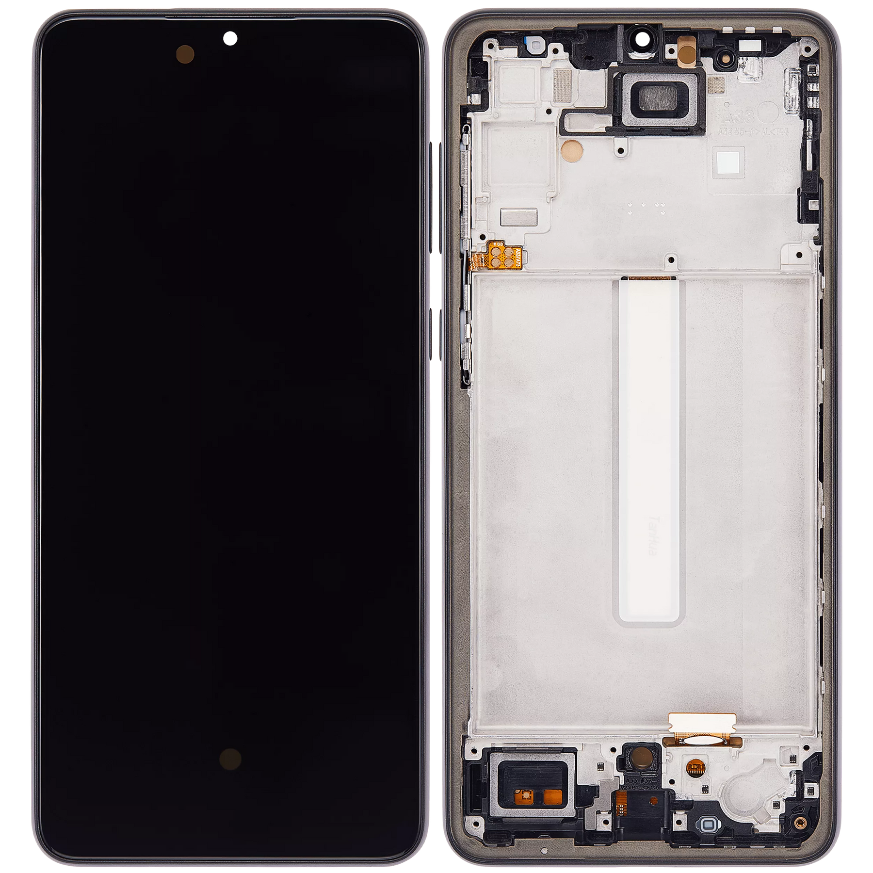 OLED Assembly With Frame Compatible For Samsung Galaxy A33 5G (A336 / 2022) (Vemake) (Black)
