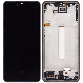 OLED Assembly With Frame Compatible For Samsung Galaxy A33 5G (A336 / 2022) (Vemake) (Black)