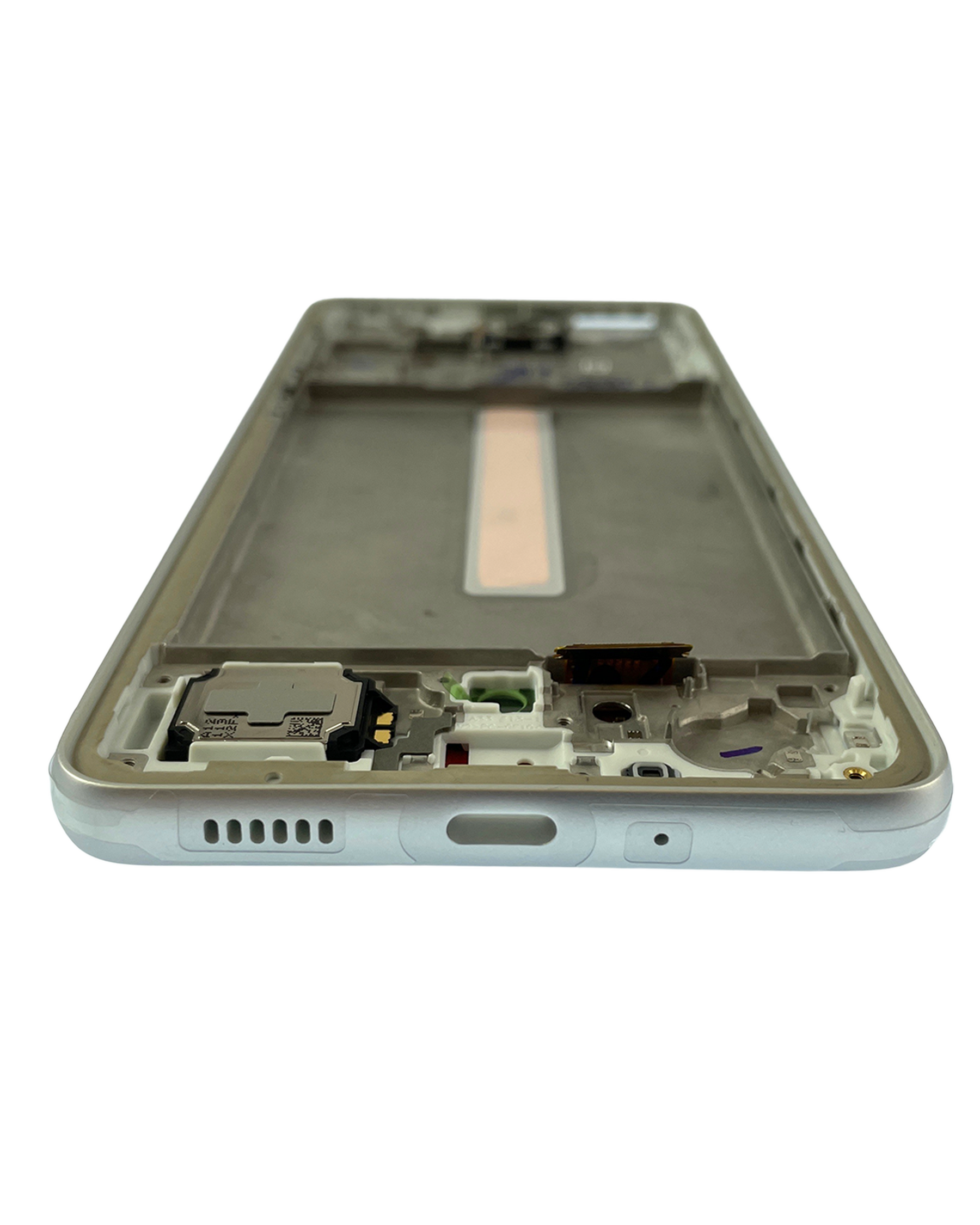 OLED Assembly With Frame Compatible For Samsung Galaxy A33 5G (A336 / 2022) (Service Pack) (Awesome White)