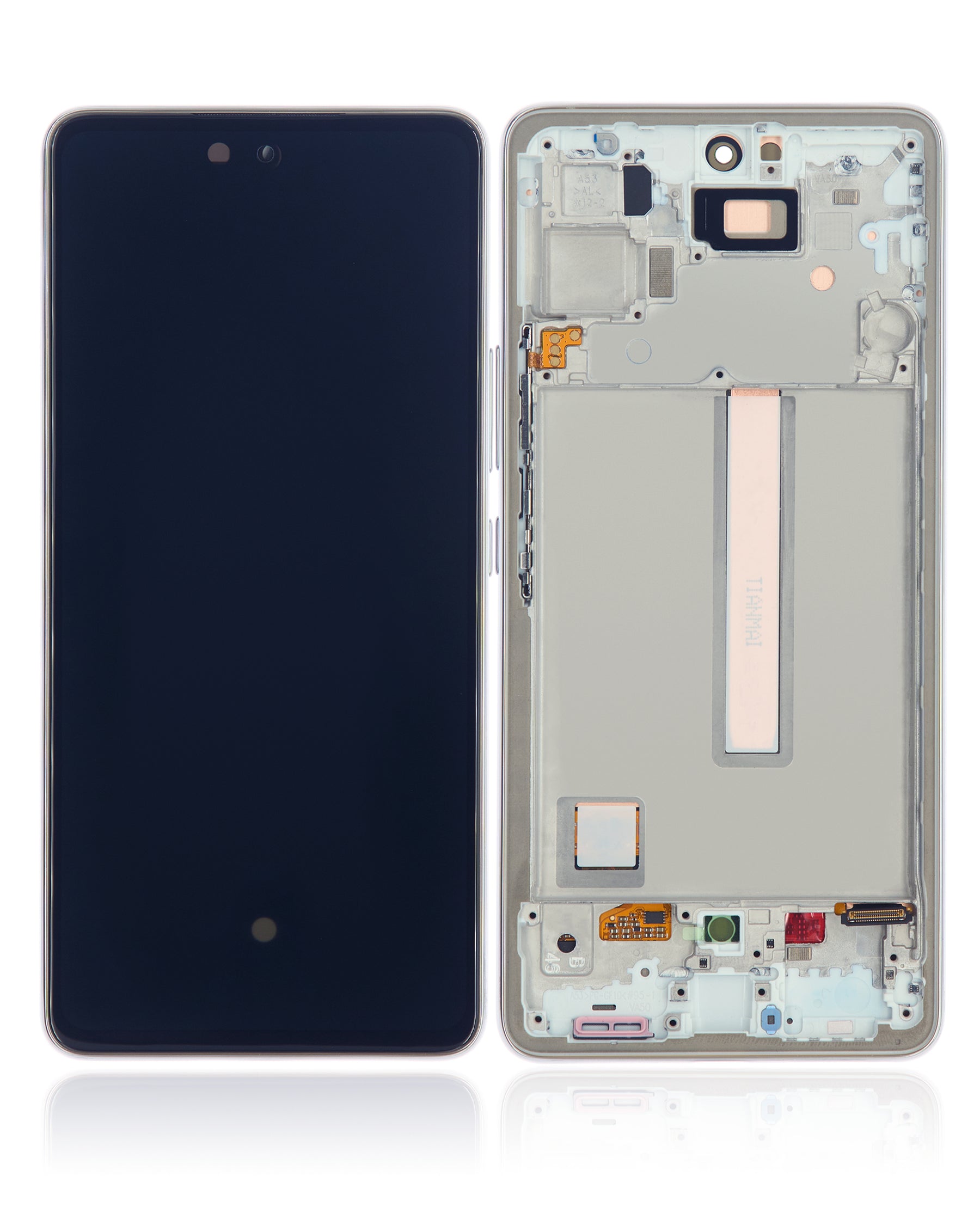 Replacement OLED Assembly With Frame Compatible For Samsung Galaxy A53 5G ( A536 / 2022) (Refurbished) (White)