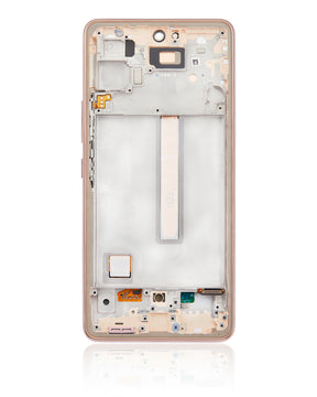 Replacement OLED Assembly With Frame Compatible For Samsung Galaxy A53 5G ( A536 / 2022) (Refurbished) (Peach)