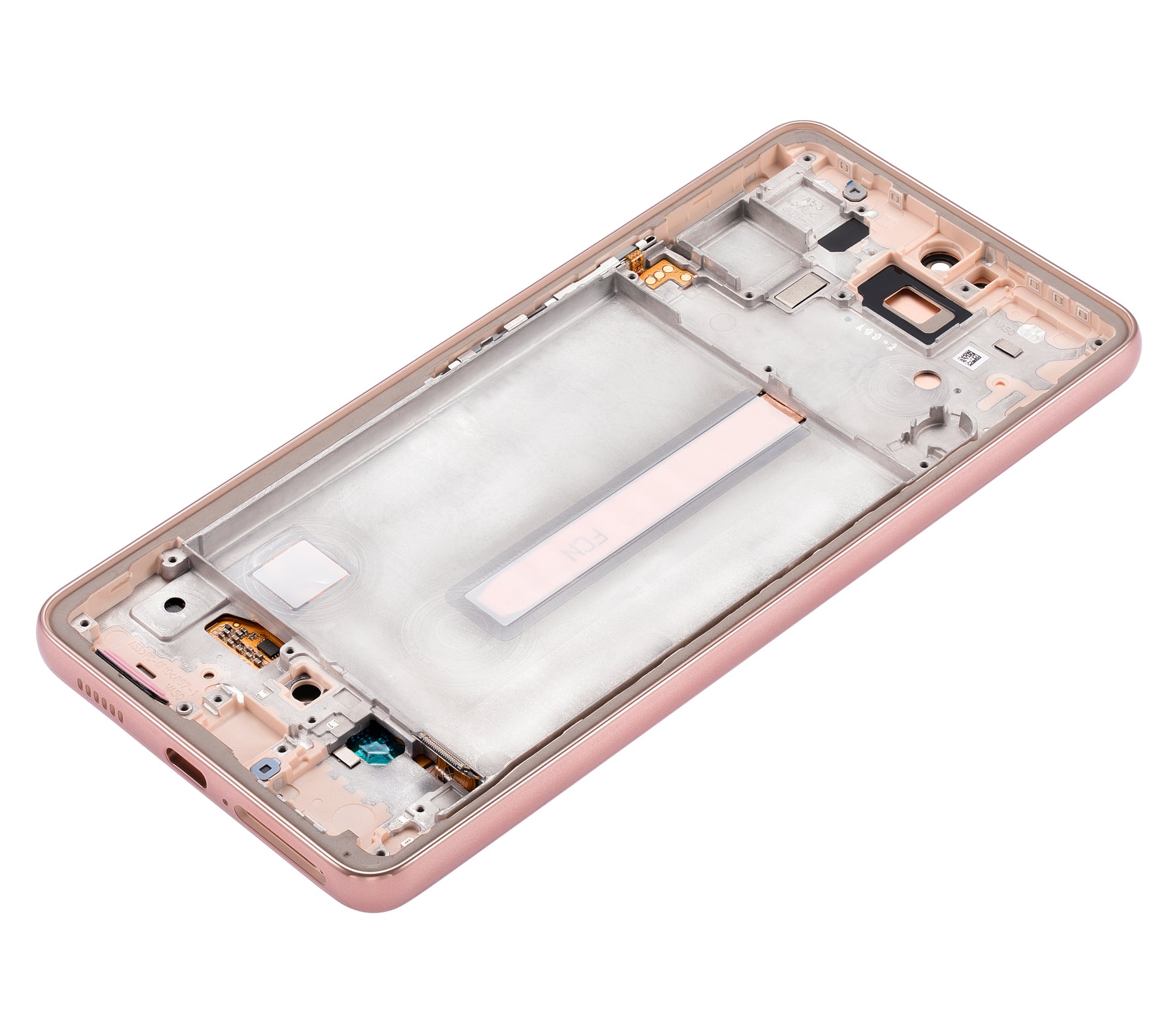 Replacement OLED Assembly With Frame Compatible For Samsung Galaxy A53 5G ( A536 / 2022) (Refurbished) (Peach)