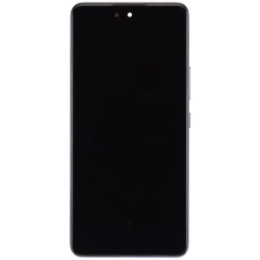 Replacement OLED Assembly With Frame Compatible For Samsung Galaxy A53 5G by Macfactory.in (A536 / 2022) (6.36") (Vemake) (Black)