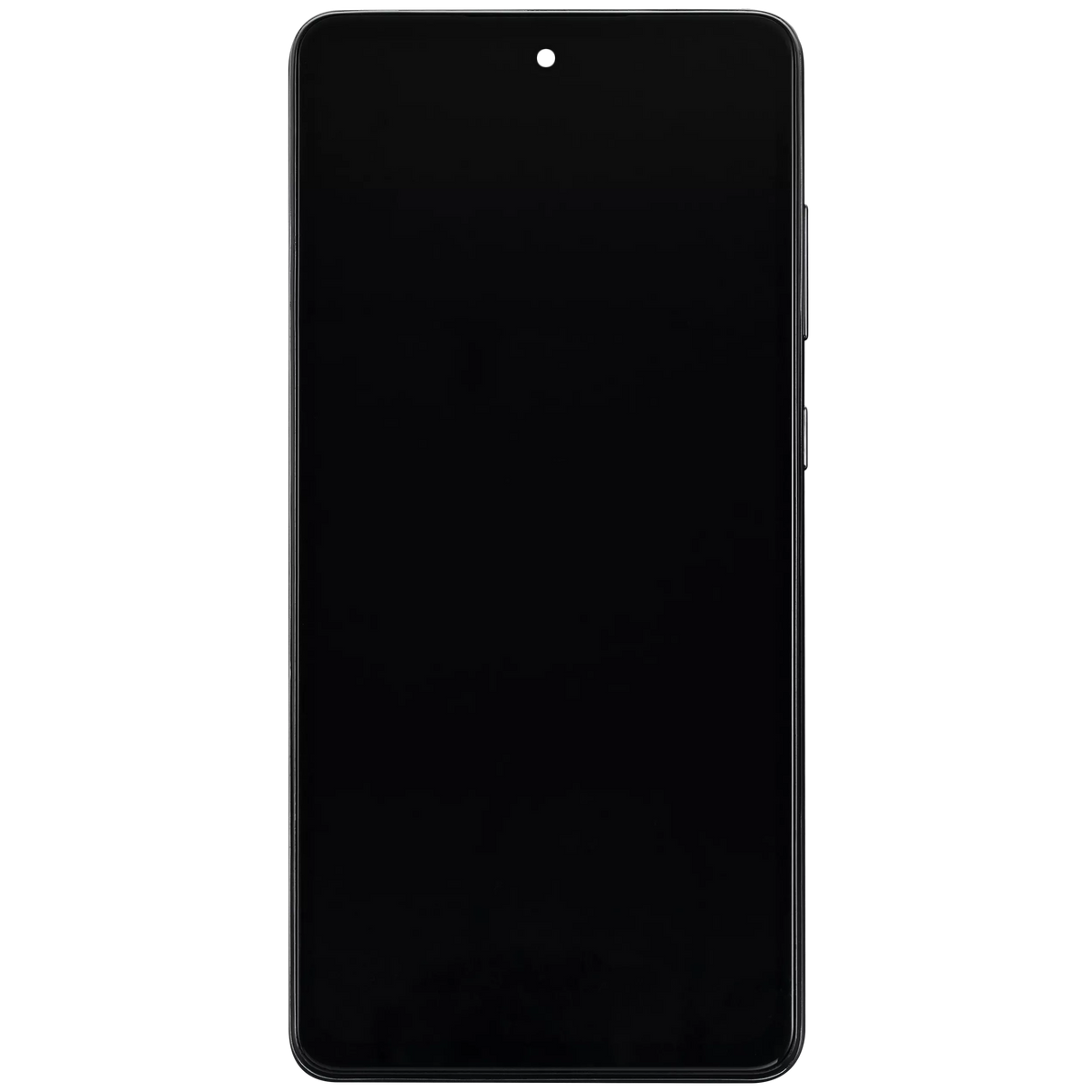 OLED Assembly With Frame Compatible For Samsung A72 (A725 / 2021) (6.67") (Vemake) (Awesome Black)