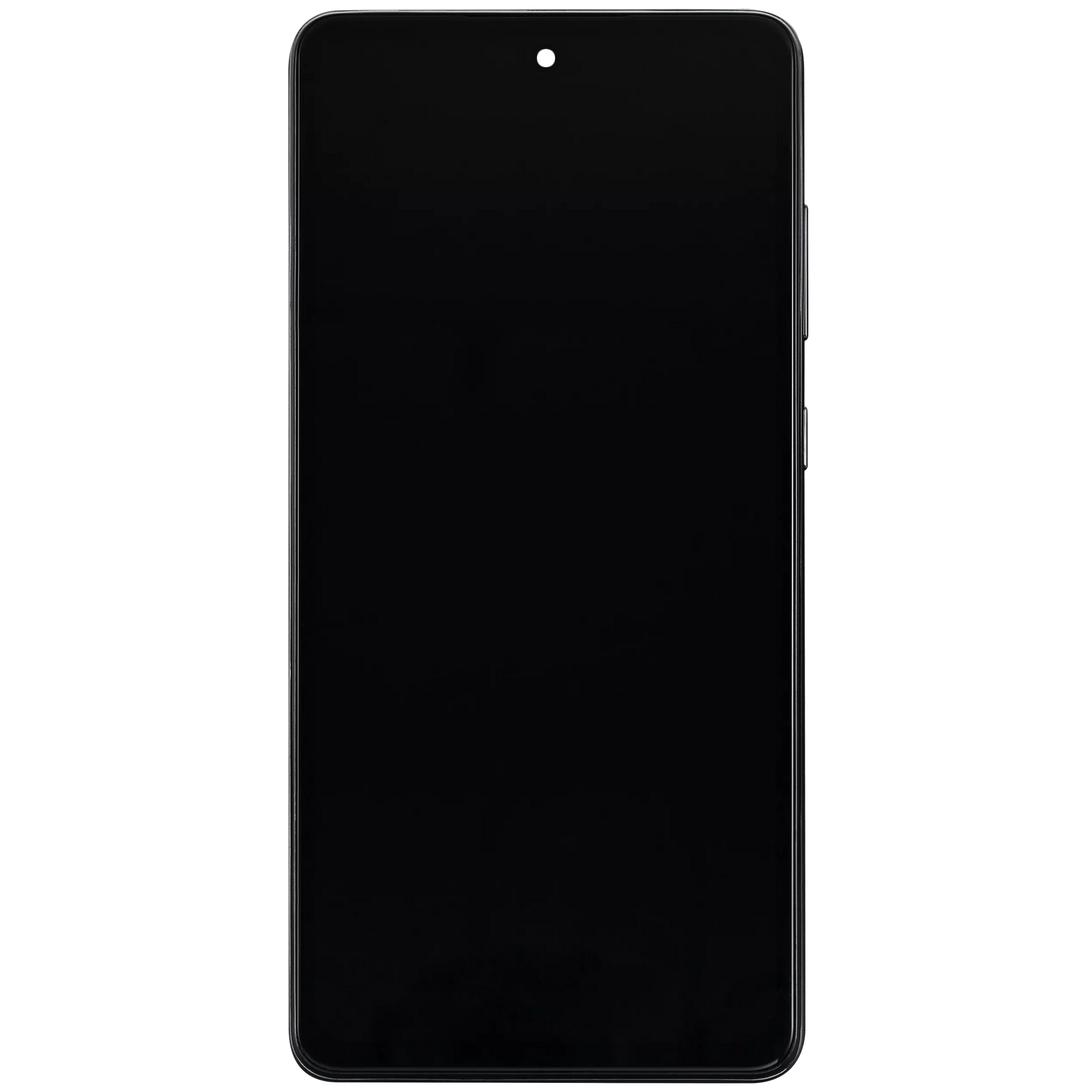 OLED Assembly With Frame Compatible For Samsung A72 (A725 / 2021) (6.67") (Vemake) (Awesome Black)