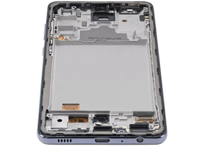 OLED Assembly With Frame Compatible For Samsung A72 (A725 / 2021) (6.67") (Vemake) (Awesome Black)