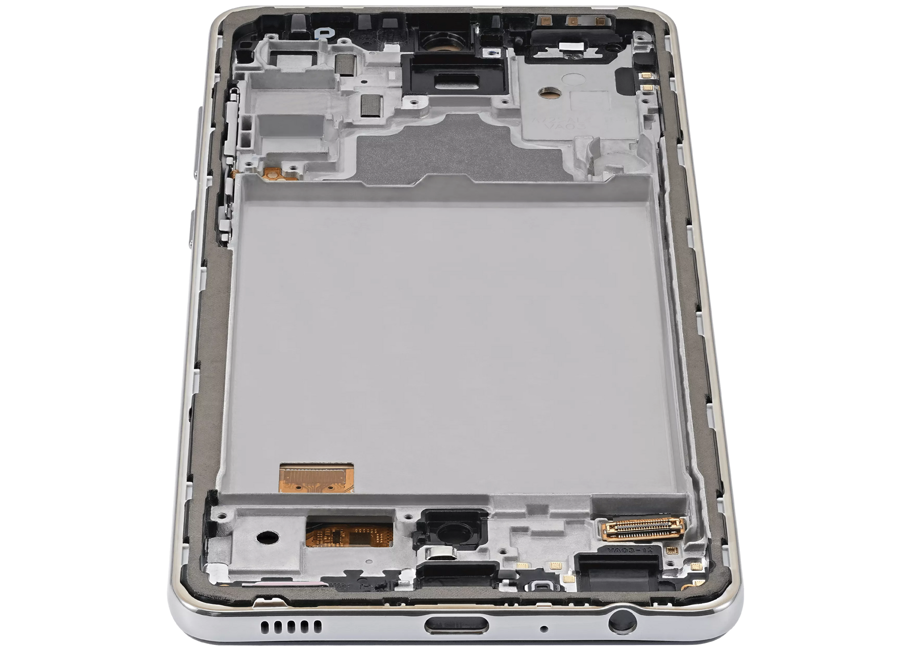 Replacement OLED Assembly With Frame Compatible For Samsung A72 (A725 / 2021) (6.67") (Vemake) (Awesome White)