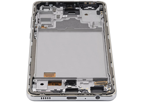 Replacement OLED Assembly With Frame Compatible For Samsung A72 (A725 / 2021) (6.67") (Vemake) (Awesome White)